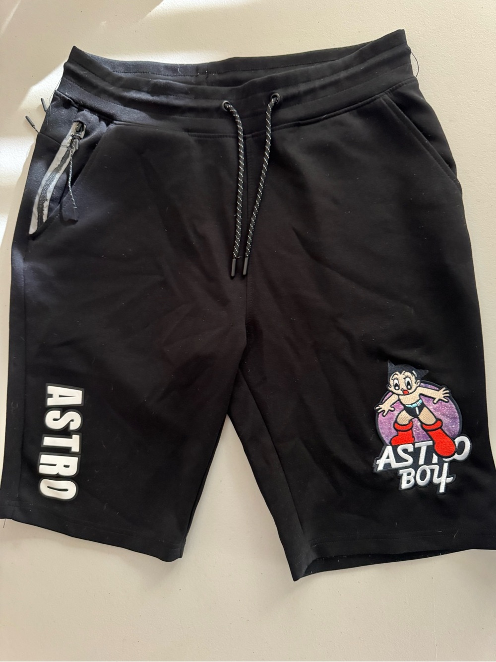 Astro Boy Graphic Black Men’s Athletic Shorts
